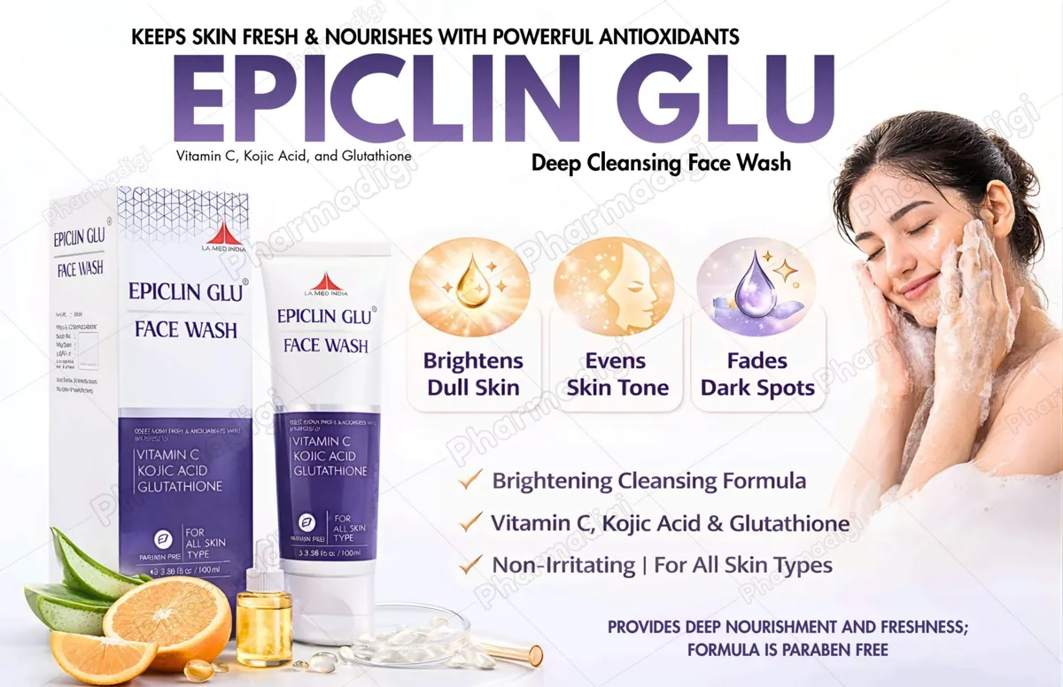 Epiclin Glu Face Wash product sheet