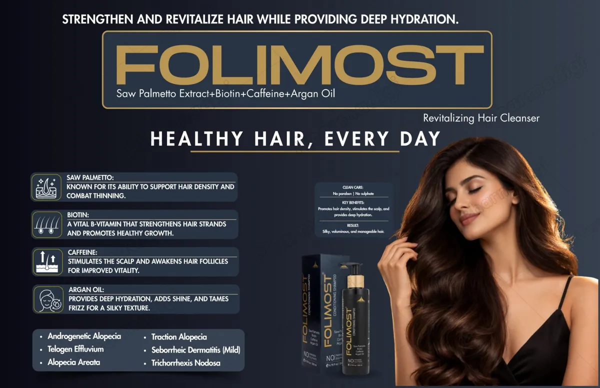 Folimost Revitalizing Hair Cleanser product sheet