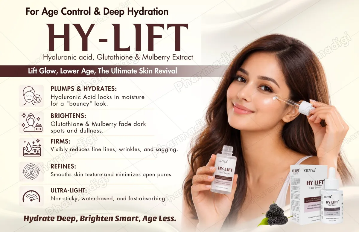 Hy-Lift Face Serum product sheet