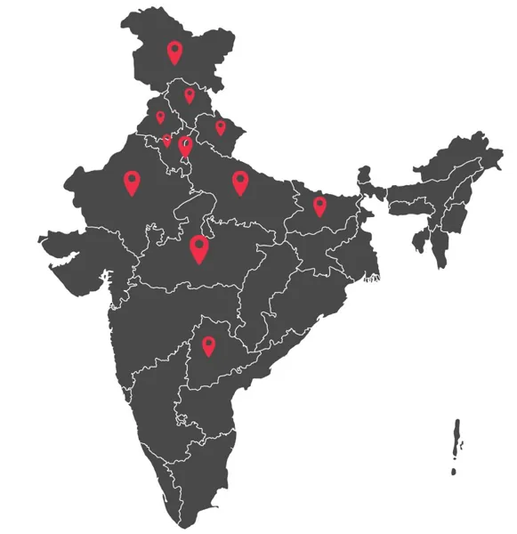 La Med India presence across India